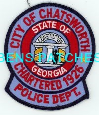 GEORGIA,CHATSWORTH POLICE 3 GOT IN PERSON